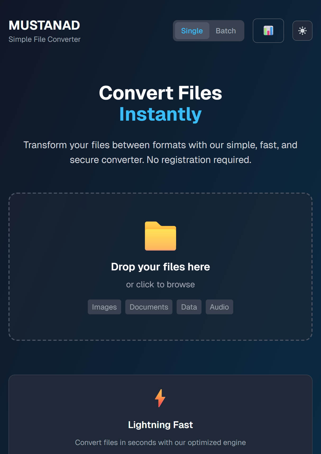 Mustanad - Dateikonverter