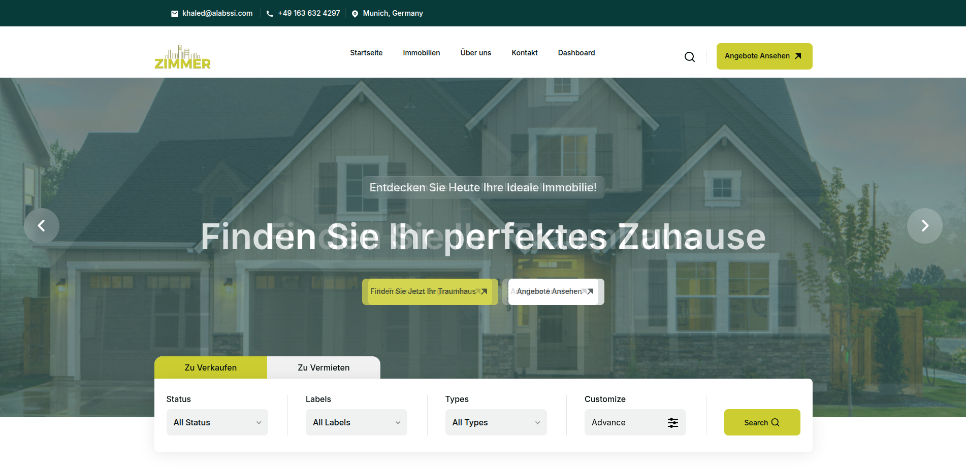 Immobilien-Plattform